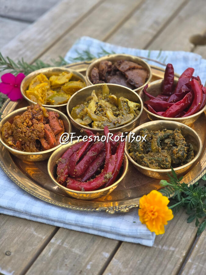 Housemade Punjabi achaar — assorted pickle varieties
